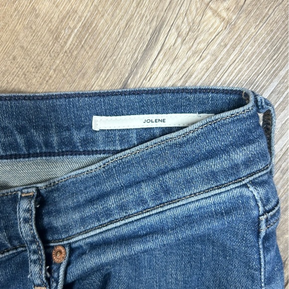 Citizens of Humanity Jolene 32 Button Fly Distressed Vintage Slim High Rise - Picture 12 of 16